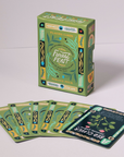 Forest Feast nature-inspired playing cards display