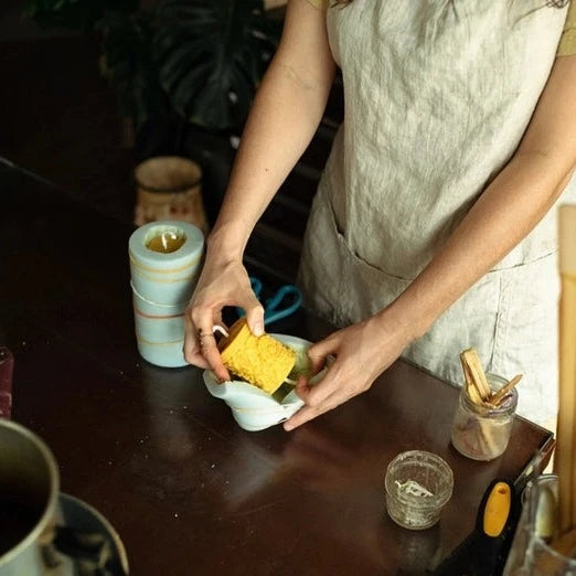 buzz in the hills mandala candle