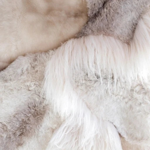 Sheepskin rug