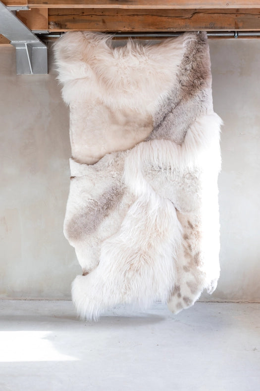 European sheepskin rug