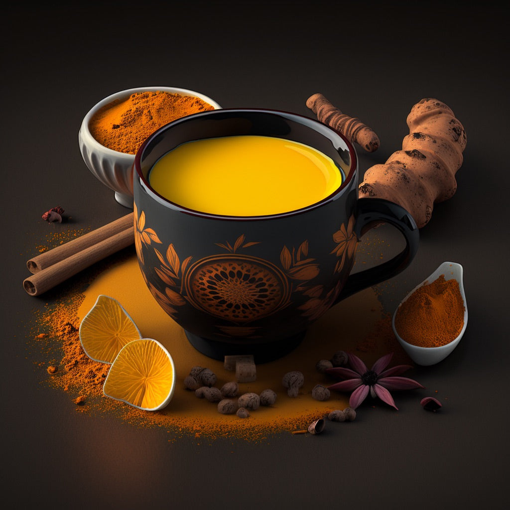 Natural remedies from turmeric tea