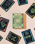 Forest Feast family card game with foraging information