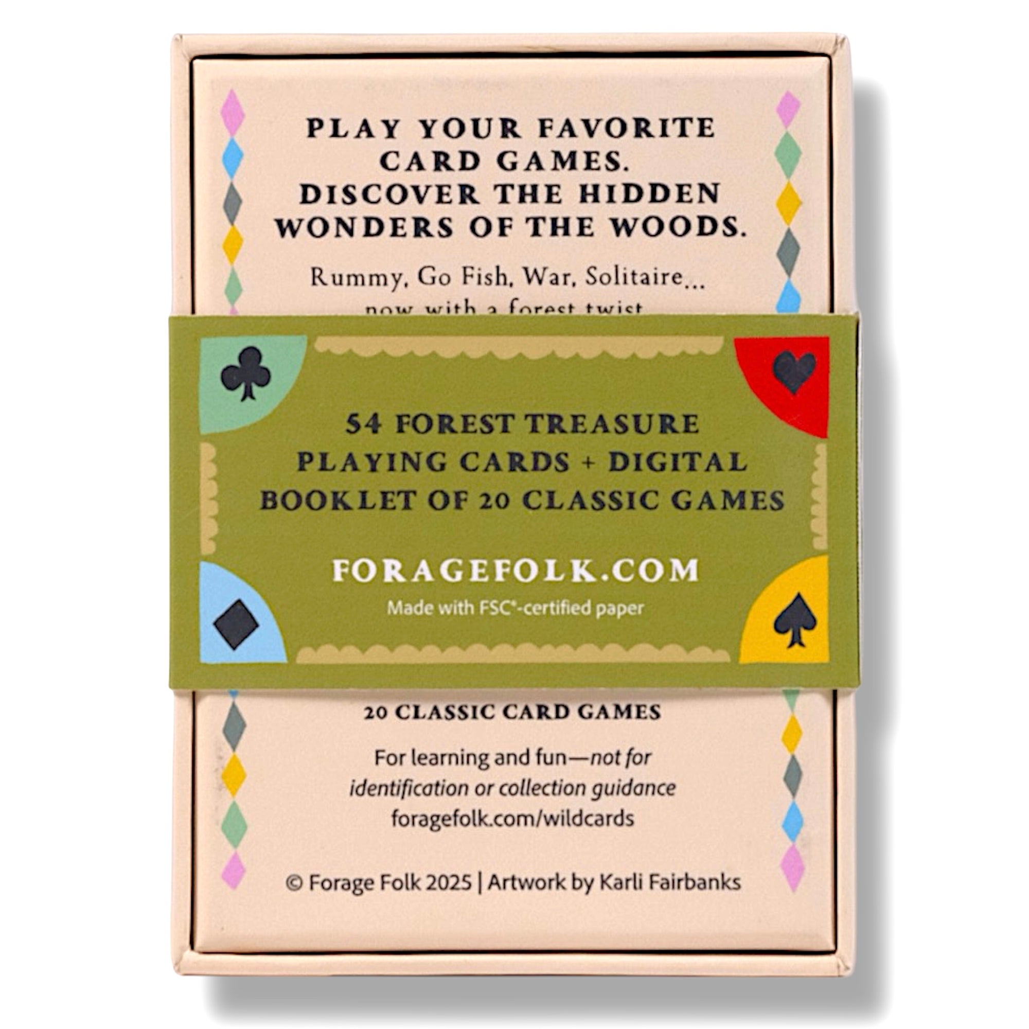 Woodland Treasures Playing Cards